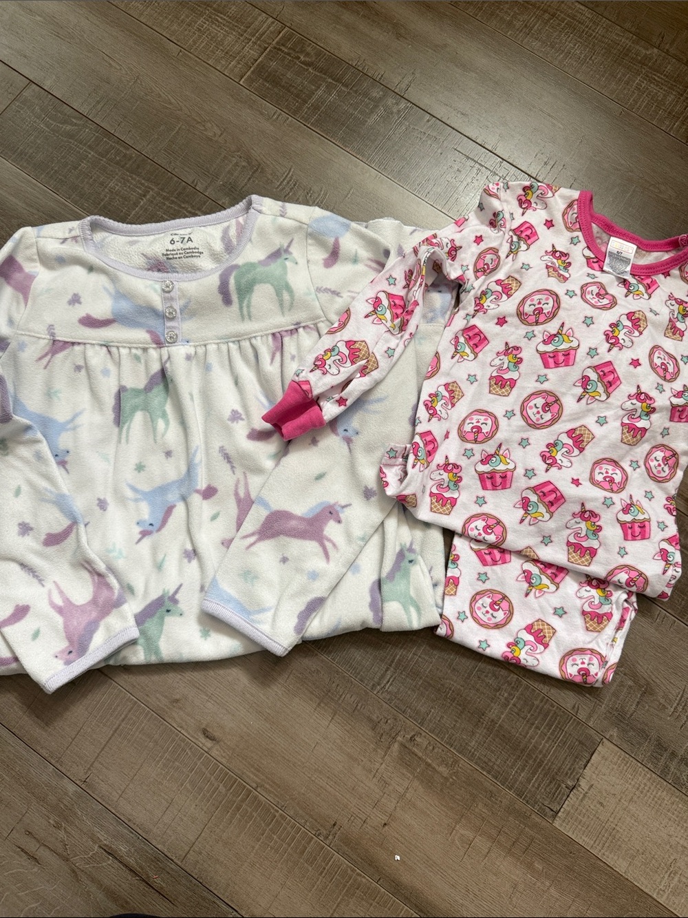 Carter's Unicorn & Pink Character Kids Pajama Set